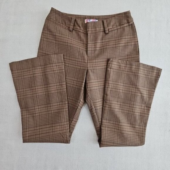 Urban Outfitters Jamie Flare Trouser Pant Size 6 Mid Rise Pockets Dark Academia - Picture 5 of 16